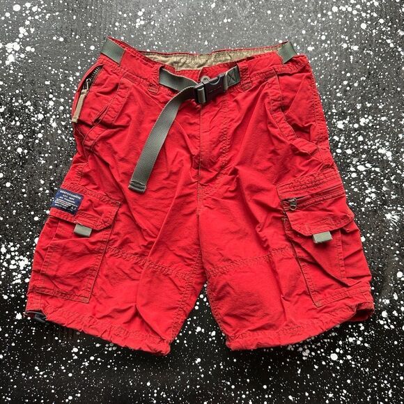 Abercrombie Cargo Shorts w/belt Sz Md - Picture 1 of 5
